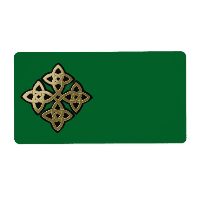 Celtic cross label (Front)