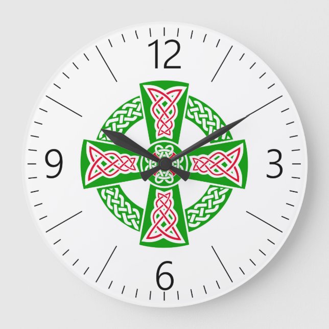 Celtic cross large clock (Front)