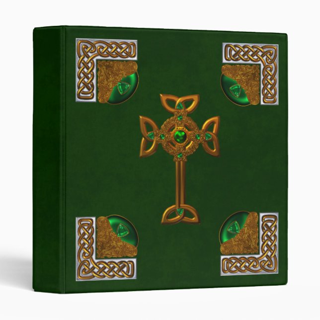 Celtic Cross Notebook Binder (Front/Spine)