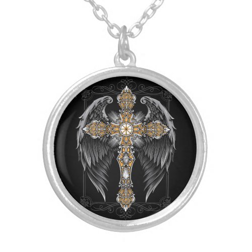 Celtic Cross Pendant, Gothic Cross Necklace