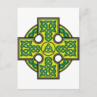 celtic cross postcard