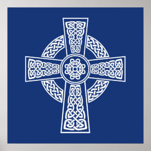 Celtic cross poster