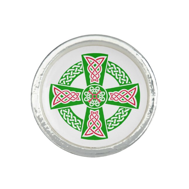 Celtic cross ring (Front)
