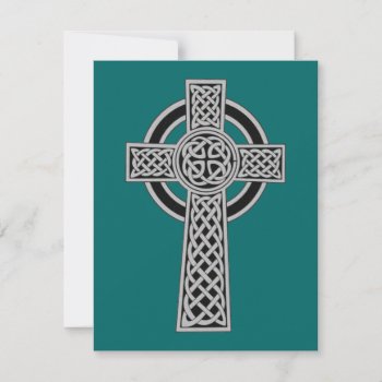 Celtic Cross - Silver by Pot_of_Gold at Zazzle