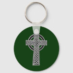 Celtic Cross - Silver Keychain at Zazzle
