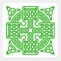 Celtic cross Square Sticker