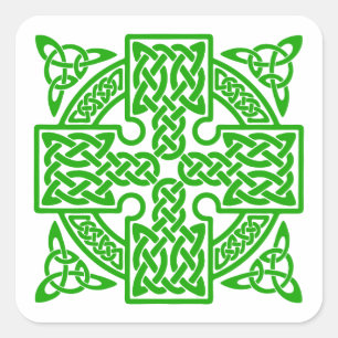 Celtic cross Square Sticker
