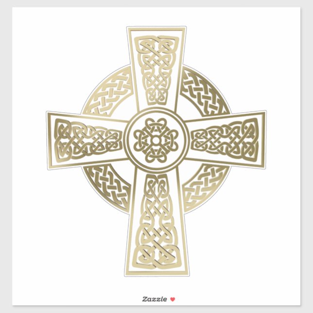 Celtic cross sticker (Sheet)