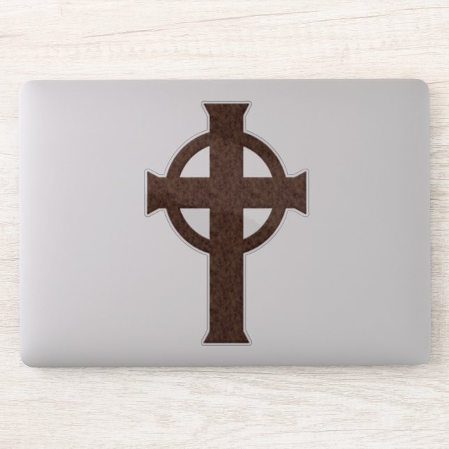 Celtic Cross Sticker (Computer)