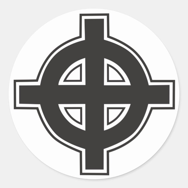 Celtic Cross sticker (Front)