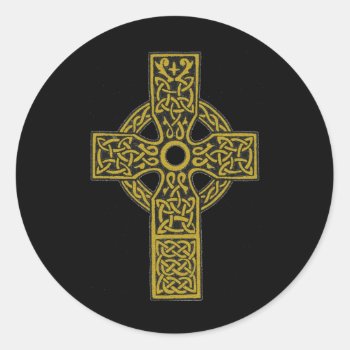 Celtic Cross Stickers by Pot_of_Gold at Zazzle