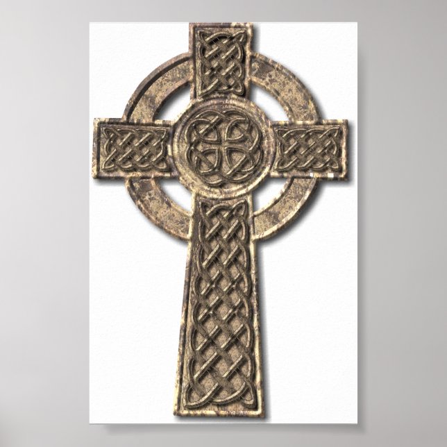 Celtic Cross - Stone Poster (Front)