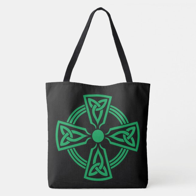 Celtic Cross Tote Bag (Back)