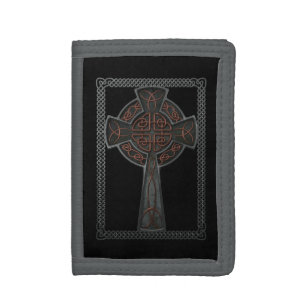 Celtic Cross Tri-fold Wallet