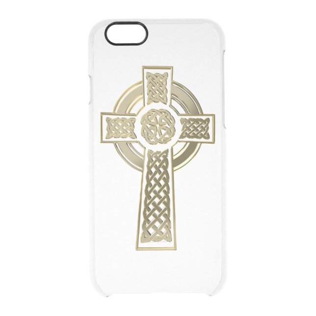 Celtic cross uncommon iPhone case (Back)