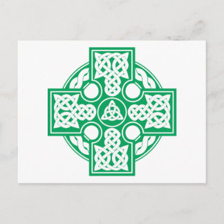 Celtic cross v2 postcard