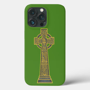 Celtic Cross with Harp iPhone 13 Pro Case