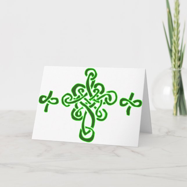Celtic Crosses Holiday Card (Front)