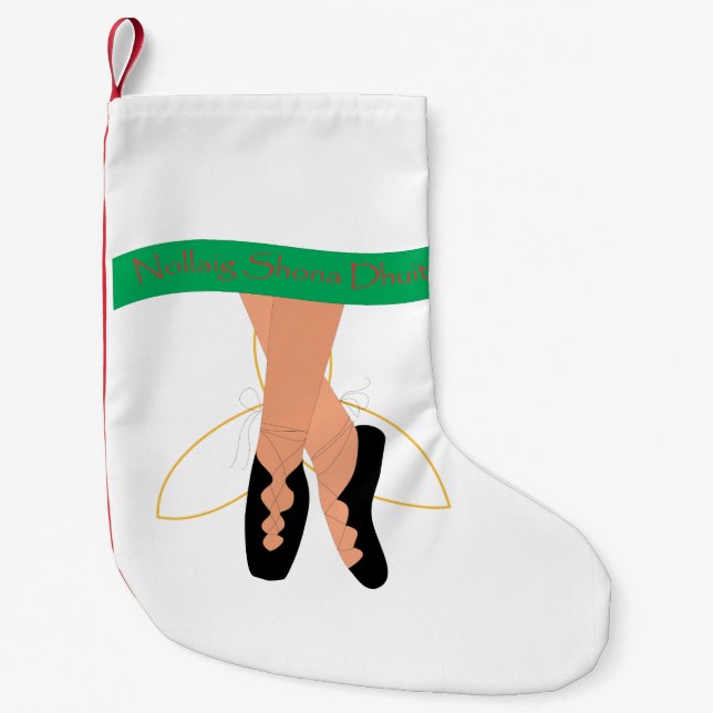 Celtic Dance Christmas Stocking (Front)