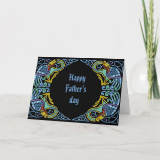 Celtic days, Happy Father's day Card
