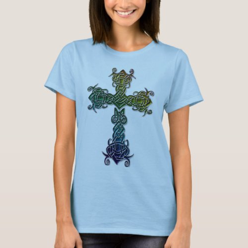 Celtic De Colores Cross T_Shirt