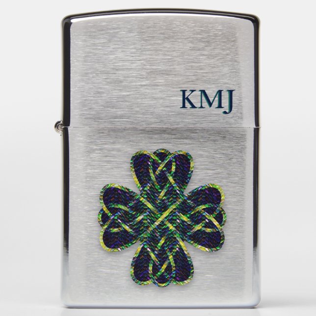 Celtic Design 2 - Dragon Scales Zippo Lighter (Front)