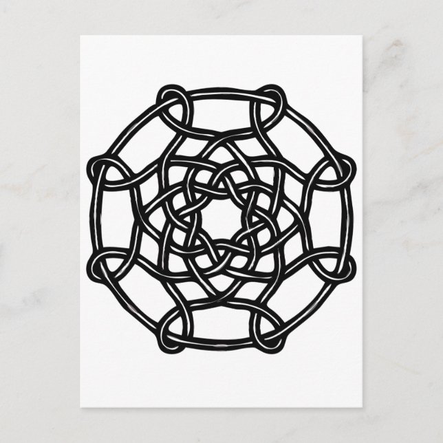 Celtic Design - Basic Round Knot Postcard (Front)