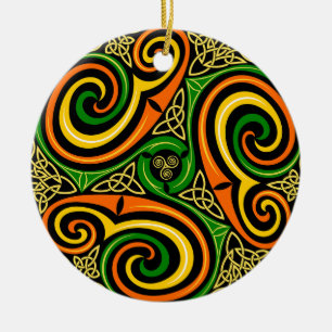 Celtic Design Christmas Ornament