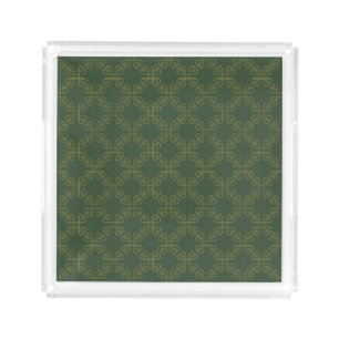 Celtic Design Pattern Acrylic Tray