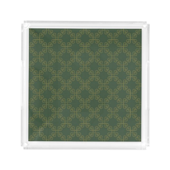 Celtic Design Pattern Acrylic Tray (Front)
