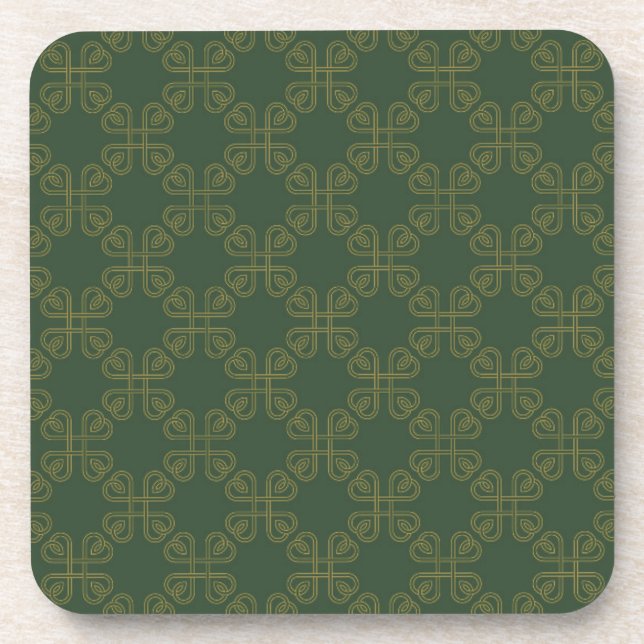 Celtic Design Pattern Beverage Coaster (Front)