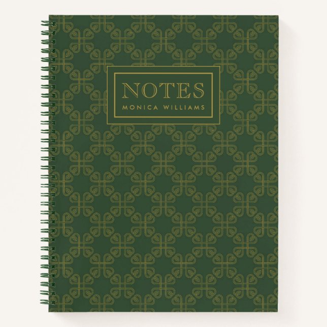 Celtic Design Pattern Notebook (Front)