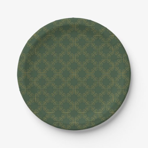 Celtic Design Pattern Paper Plates
