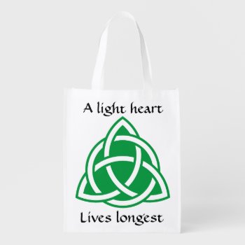 Celtic Design Reusable Grocery Bag by FloralZoom at Zazzle