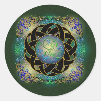 Celtic Design Stickers by AutumnRoseMDS at Zazzle
