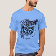 Celtic Design with Wreath & Ravens
