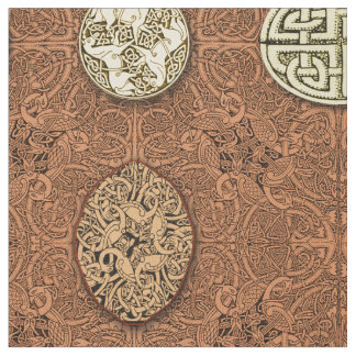 Celtic Dogs, Horses and Birds Fabric