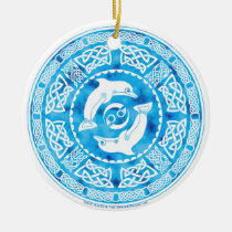 Celtic Dolphins Ornament