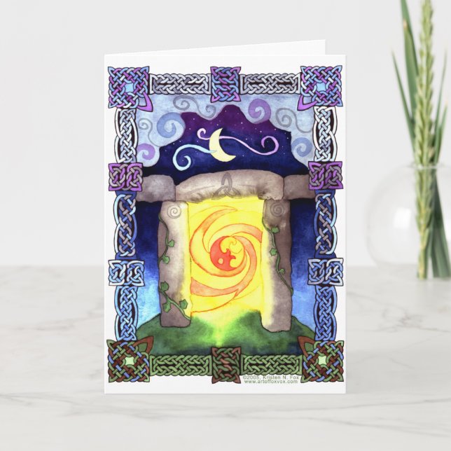 Celtic Doorway Card (Front)