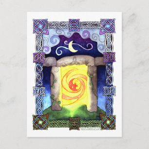 Celtic Doorway Postcard