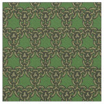 Celtic Dragon Chain in  Dark Green Fabric