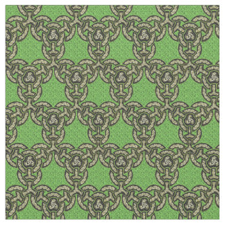 Celtic Dragon Chain in Green Fabric