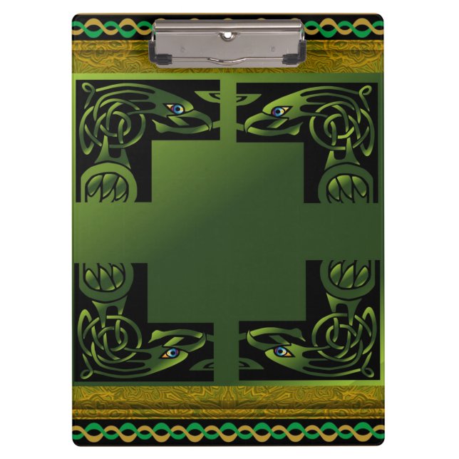 Celtic Dragon Clipboard (Front)
