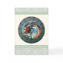 Celtic Dragon Design Greeting Card