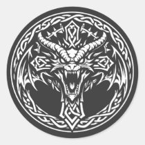 Celtic Dragon Emblem by BurnsInHell