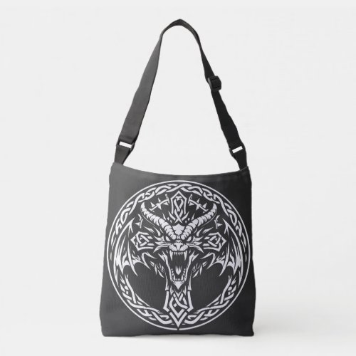 Celtic Dragon Emblem by BurnsInHell Crossbody Bag