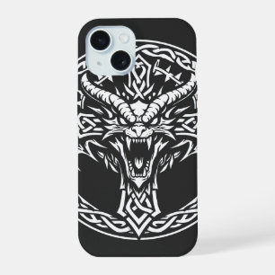 Celtic Dragon Emblem by BurnsInHell iPhone 15 Case