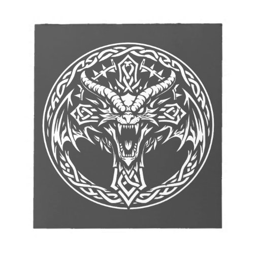 Celtic Dragon Emblem by BurnsInHell Notepad