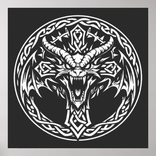 Celtic Dragon Emblem by BurnsInHell