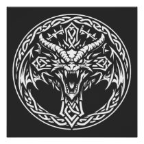 Celtic Dragon Emblem by BurnsInHell